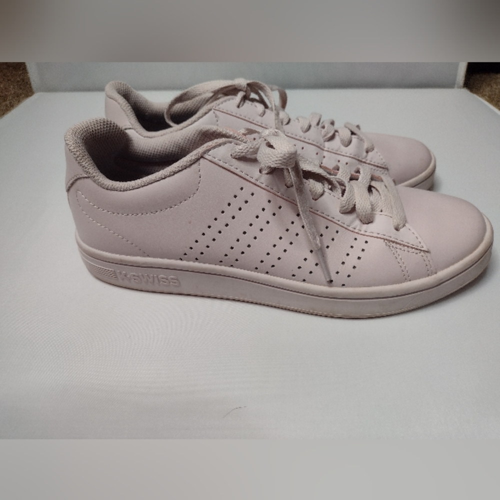 K Swiss Sneakers Shoes 8.5 Lavender Lace Up Y2K Y